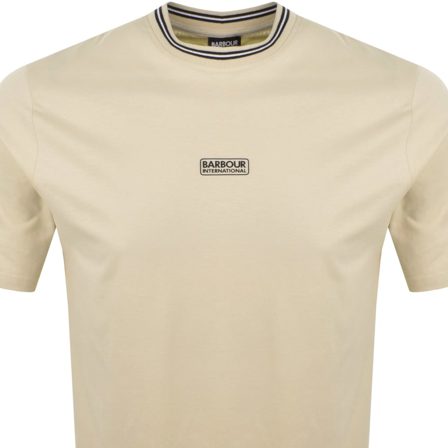 Barbour International Relaxed Fit T Shirt Oyster Mainline Menswear